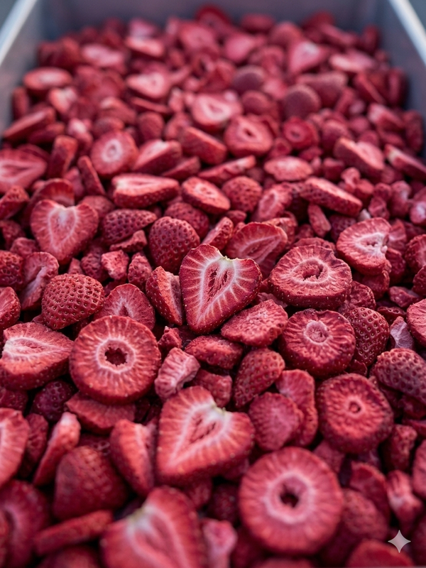 Freeze Dried Strawberry Slices Bulk 1 kg Vital Bites