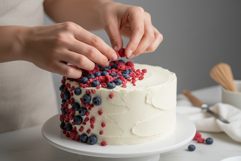 include a person decorating